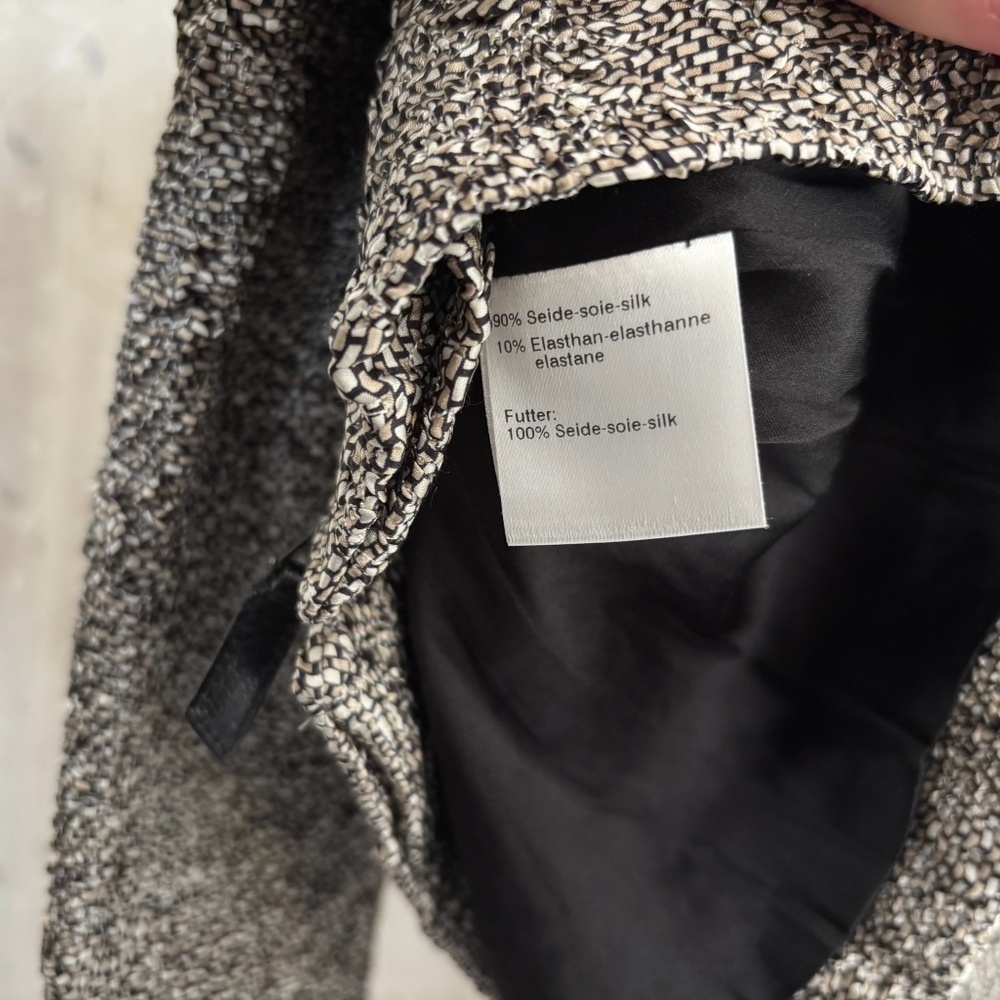 Akris Silk Tweed Pattern Jacket - Picture 8 of 8